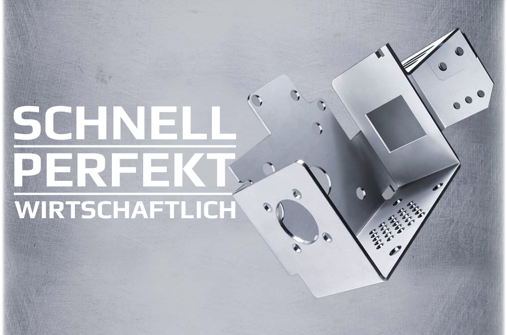 Schnell. Perfekt. Wirtschaftlich. Präzise gefertigtes Metallbauteil.